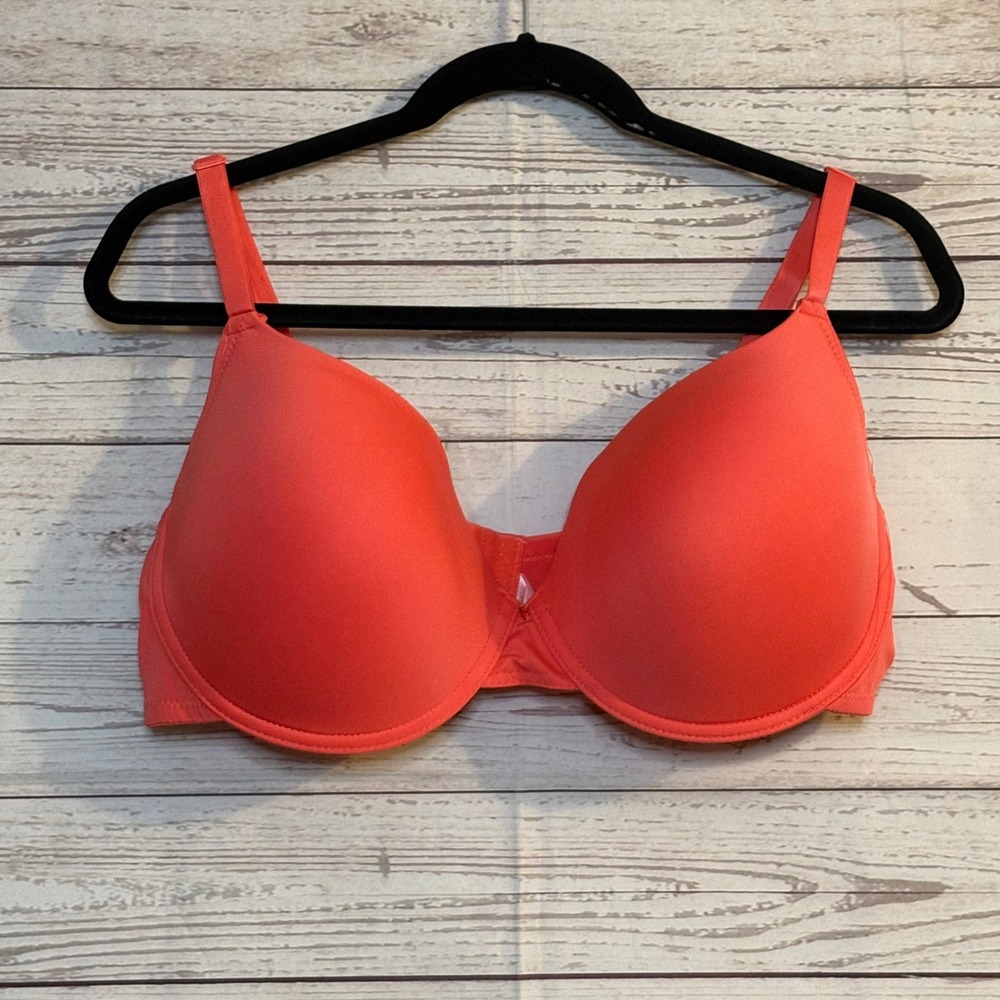 Juicy Couture Bra Orange 42D Style 7807-16 Lightly Padded Underwire